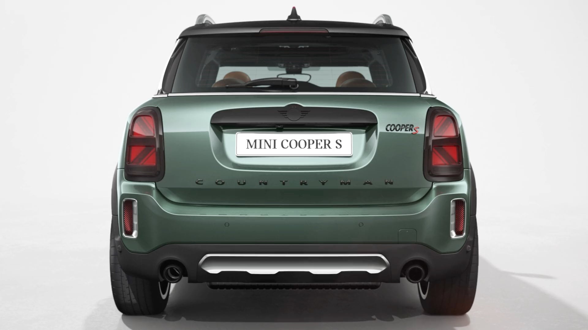 MINI Countryman – vue avant – vert et noir