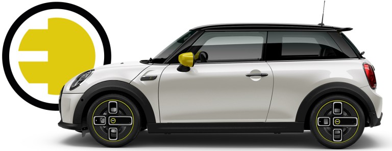 MINI Electric – Hatch 3 portes – argent et noir